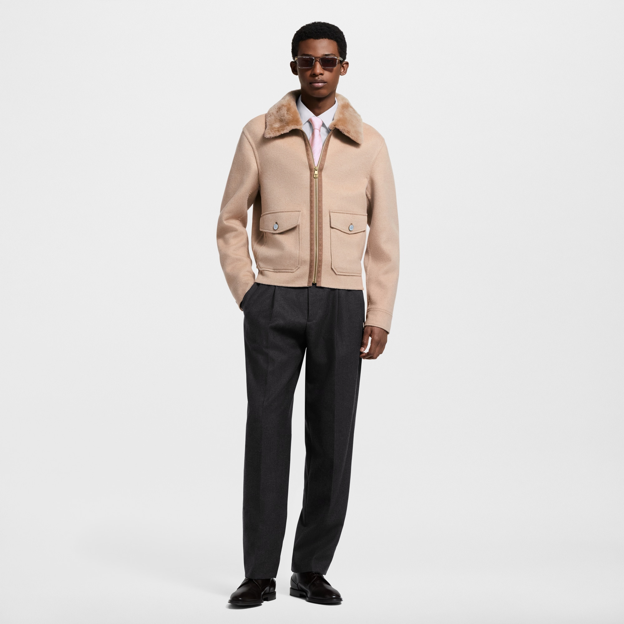 Vicuna-Cashmere Blend Double Face Blouson - For Men | LOUIS VUITTON
